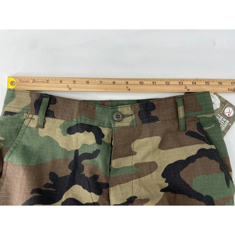 Rothco Camo Pants Mens Small Regular Cargo Woodland 5947 Tactical Military BDU